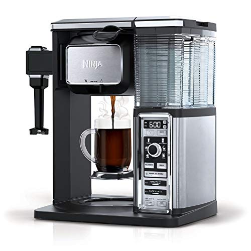 Ninja Auto-iQ Coffee Bar 10-Cup Coffeemaker CF090A with Pod-Free
