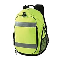 Safety Depot High Visibility Backpack with Shoe Compartment, Headphone Jack Opening, Wet & Dry Storage