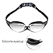 GDEALER Swimming Goggles Adult Swim Goggles with Mirror Coated Lenses and Ear Plug Anti-shatter Anti-fog UV Protection Swim Glasses for Youth Junior Children Men Women