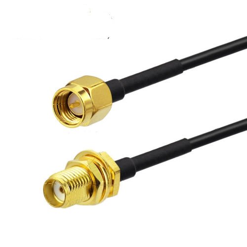 RF SMA Male to Female RG174 Cable 1m for WiFi Router Antenna Extension Cable USA Shipping