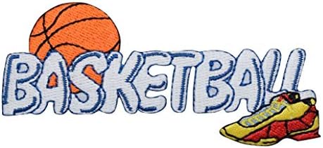 Basketball Word Iron on Embroidered Patch