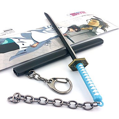 QINF Bleach Sosuke Aizen 17cm Key Chain Cosplay Accessories