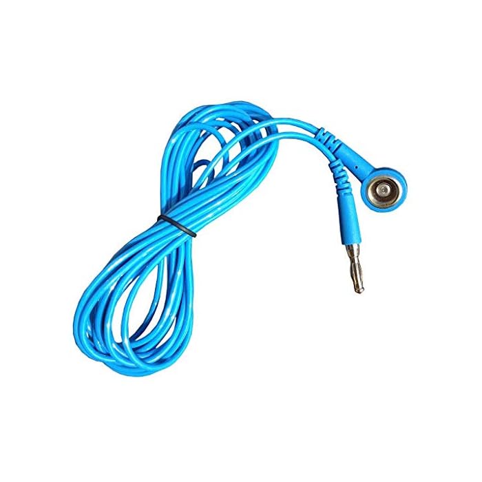 Buy (UK) LTD Straight Grounding Lead 10ft (3m) Length, 10mm Snap