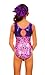 TumbleWear Girl's Makenna Pink Party Time Leotard (Child 10-12, Pink)