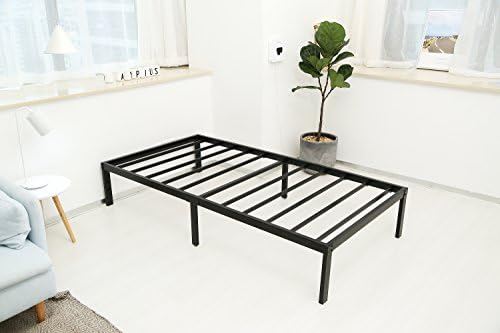 Noah Megatron 14 Inch Heavy Duty Twin XL Size Metal Platform Bed Frame/No Box Spring Needed Mattress Foundation
