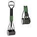Favorite Foldable Pet Waste Jaw Clamp Scooper, Green