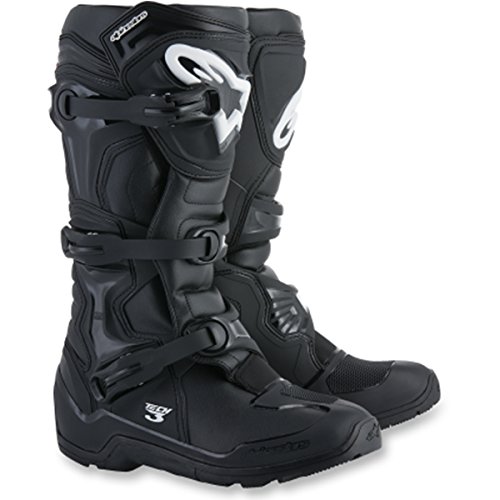 New Alpinestars Tech 3 Enduro Motorcycle Riding Boots Size 9 Black