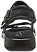 ECCO Women's Women's Soft 5 3-Strap Flat Sandal, Black, 40 EU/9-9.5 M US