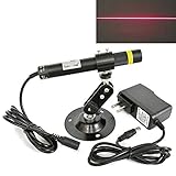 16120 Focusable 648nm 650nm Red LINE Generator Diode Red line Laser Module Laser Level for Sawmill Machine Alignment + mount+ adapter