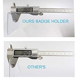 Horizontal Badge Holders Sealable Waterproof Clear