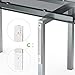 Motion Sensor Closet Lights, USB Rechargeable Under-Cabinet Lightening, 25 LED Wardrobe Lights, Detachable LED Night Light Bar for Bathroom, Bedroom, Gun Safe, Storage Room, T-04 White Light