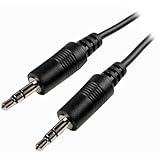Cables Unlimited AUD-1100-25 3.5 mm 25 feet Male to Male Stereo Cable - Black