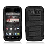 AIMO Progressive Hybrid Gummy Mesh Defense Case for ZTE Reef N810 [Virgin Mobile]