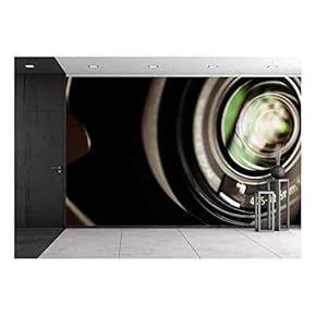 Professional High Definition Camcorder in Close Up, Selective Focus,Shallow Depth of Field - Removable Wall Mural | Self-Adhesive Large Wallpaper - 66x96 inches