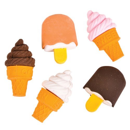 UPC 097138738660, 48 Adorable Ice Cream Cone &amp; Frozen Treat Erasers; Kids Party Favors!! (Assorted Colors, 1) by Sweet Treats