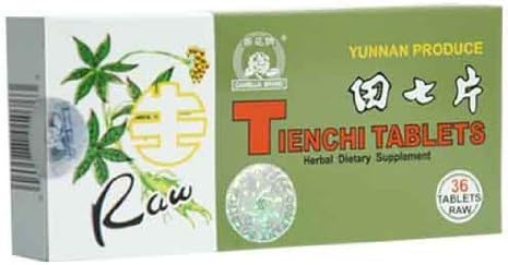 Camellia Brand Tienchi Raw Ginseng Tea Instant Tablet - 36 Tablet Pack by Camilla