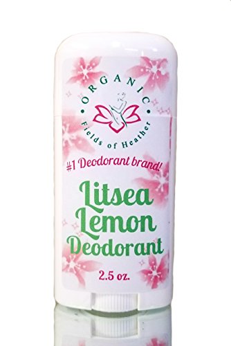 Organic Deodorant-Litsea Lemon-Healthy All Natural Deodorant Detoxes with No Aluminum - Handcrafted in New Hampshire - Best Natural Women s Hypoallergenic Deodorant That Works