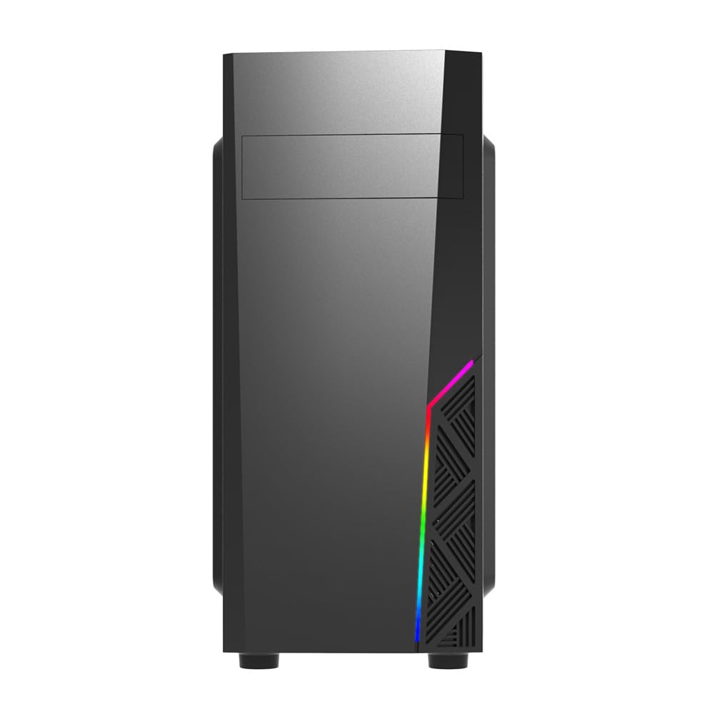 Zalman T8 Mid-Tower ATX PC Case – Spectrum RGB Lighting Strip with Control Button, 5.25” ODD Support, USB 3.0, Preinstalled 120mm Rear Fan