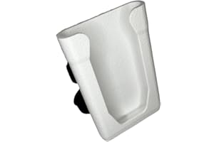 Chatelet Universal Phone Holder with Strap On Design | Phone Mount for Boats, Golf Carts, Pool Umbrellas, Strollers & More | Made in USA (White)