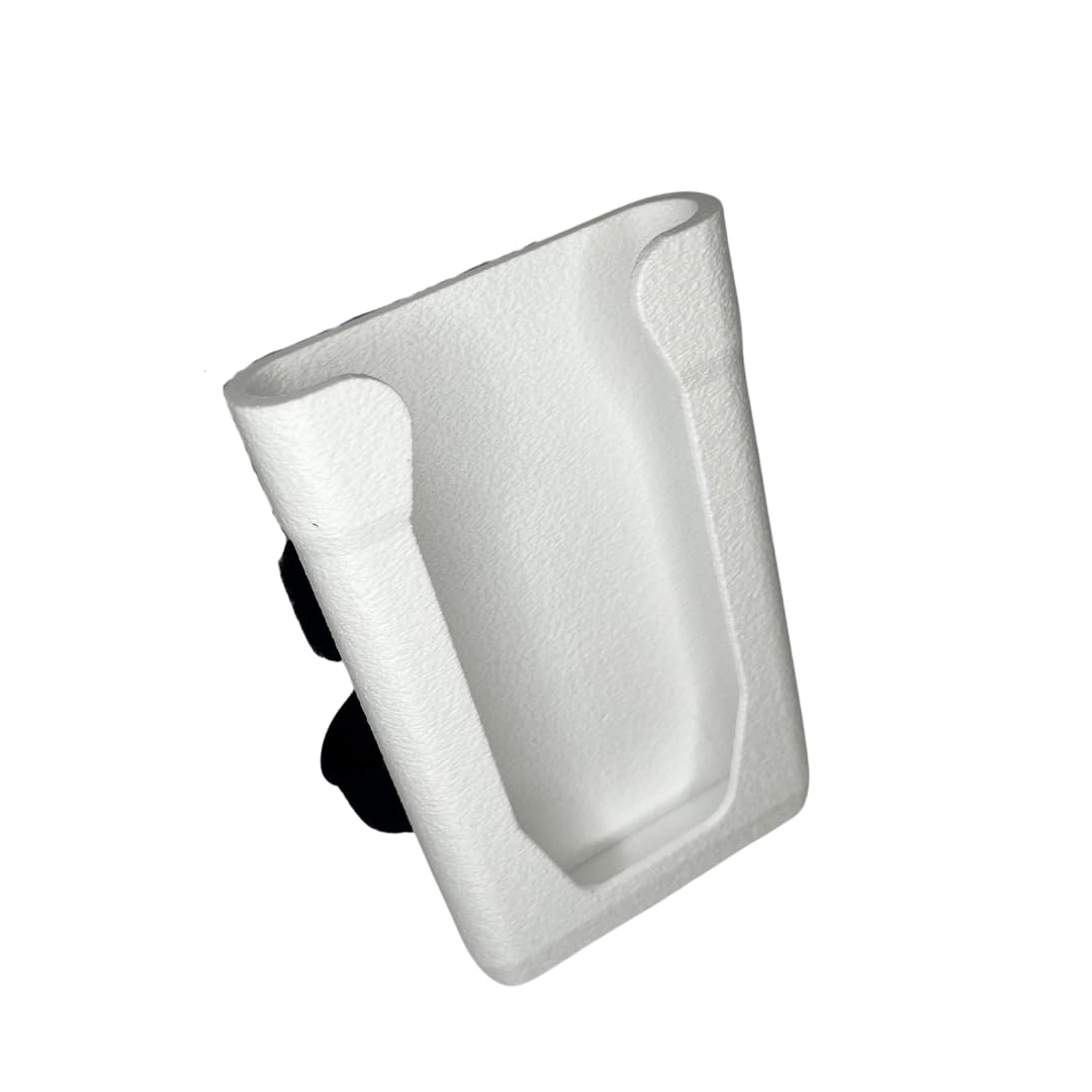 Chatelet Universal Phone Holder with Strap On Design | Phone Mount for Boats, Golf Carts, Pool Umbrellas, Strollers & More | Made in USA (White)