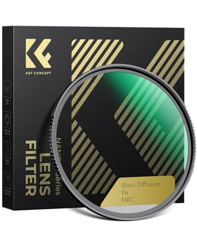 K&F CONCEPT Filter Black-Mist 1/4 Filter 82mm Black Promist 1/4