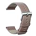 bayite for Fitbit Blaze Bands, Accessory Leather Wristband for Fitbit Blaze Smart Watch Mist Grey Small 5.5-6.7 inches