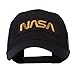 Text Law and Forces Embroidered Patched Mesh Cap - NASA OSFM,Black,One Size