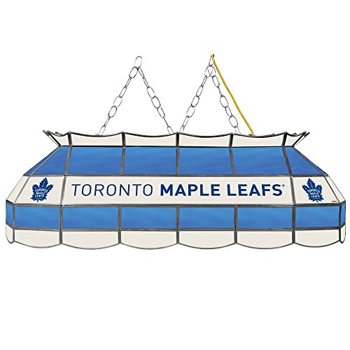 Trademark Gameroom NHL Toronto Maple Leafs 40" Handmade Tiffany Style Lamp