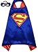 ReachMe Superhero Dress up Costumes Cape Mask Set Halloween Costume Party Cloak(Superman)
