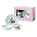 Wedgwood Girl's Peter Rabbit 3-Piece Plate, Bowl and Mug Set, White and Pink