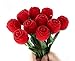 Red Rose Jewelry Gift Box Case for Ring Earring Romantic Engagement Wedding Ring Earrings 1pc