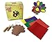 KINREX Thanksgiving Crafts for Kids – Turkey Craft Fall Activities Foam Cutouts Stickers Sets for Kids, Family, Adults, School, Preschool, Projects Supplies Favors for Toddlers, Makes 24 Turkeys