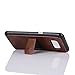 Galaxy S8 Case Folio Wallet Magnetic Detachable,SAVYOU 2 in1 Luxury Series Premium Vegan Leather Flip Wallet Card Holder with Kickstand Slim PC Back Cover for Samsung Galaxy S8 BROWN