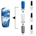 Elite99 Soak Off Changeable UV LED Gel Polish Nail Art 3PCS Multi Color Kit 10ml 88001 + The White Color Gel ( 88009 ) + Base Color Gel ( D-1 )