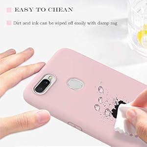 Ptny 10x Cover Silicone Compatibile con Oppo AX7, [ Custodia con Copertura Fotocamera ], Ultra Sottile Tinta Unita Cover… - immagine 5