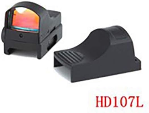 ningfulu101 Tactical Red Dot Sight Scope, Holographic Sight Red Point Sight Scope, Waterproof Adjustable Red Dot Sight for 22mm Reticles HD107L