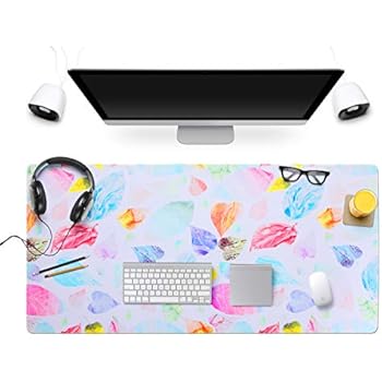 Extended Gaming Mouse Pad Large Mousepads Keyboard Pad Water-Resistant Desk Mouse Mat,Non-Slip Writing Mat,Stitched Edges XXL (31.5