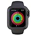 Actionproof Apple Watch Case 42mm - Cover Protection for Sports - Made with Premium and Durable Rubber [Laperen] - Ultra Lightweight Apple Watch Accessory - (Black)