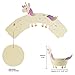 Unicorn Cupcake Wrappers + Toppers, Cute Cake Decorations for Girl Birthday Party Supplies, Baby Shower 4 Styles Set of 48- By Vajeme