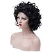 Mildiso Wigs for Black Women Short Wig Kinky Curly Wigs Afro Wigs African American Women Wigs with Wig Cap M036