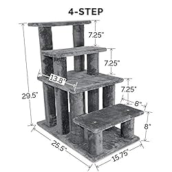 Furhaven Steady Paws Multi-Step Pet Stairs for High