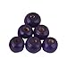 Sala 200 Pieces 10mm Round Wood Beads 15 Colores Wooden Beads for DIY Jewelry Making (15#-Purple)