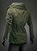 Fine Mens Military Style Hipster Hooded Long Sleeve Jacket Coat M Army Green
