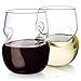 Dragon Glassware Wine Glasses, Premium Designer Stemless Tumblers for Red and White Wine, 16-Ounces, Gift Boxed - Set of 2 primary