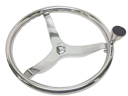 Pactrade-Marine-Boat-3-Spoke-SS-Steering-Wheel-Turning-Knob-Finger-Grips-Nut-Cap Pactrade-Marine-Boat-3-Spoke-SS-Steering-Wheel-Turning-Knob-Finger-Grips-Nut-Cap