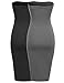 Made by Emma Women's Sexy Tube Top Body-Con Midi Dress in