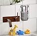 Tooletries - Koala Pouch (Grey), Silicone Waterproof Toothbrush Holder For Small Toiletry Items, For Shower, Bathroom And Any Shinny Surfaces. Features Silicone Grip Technology