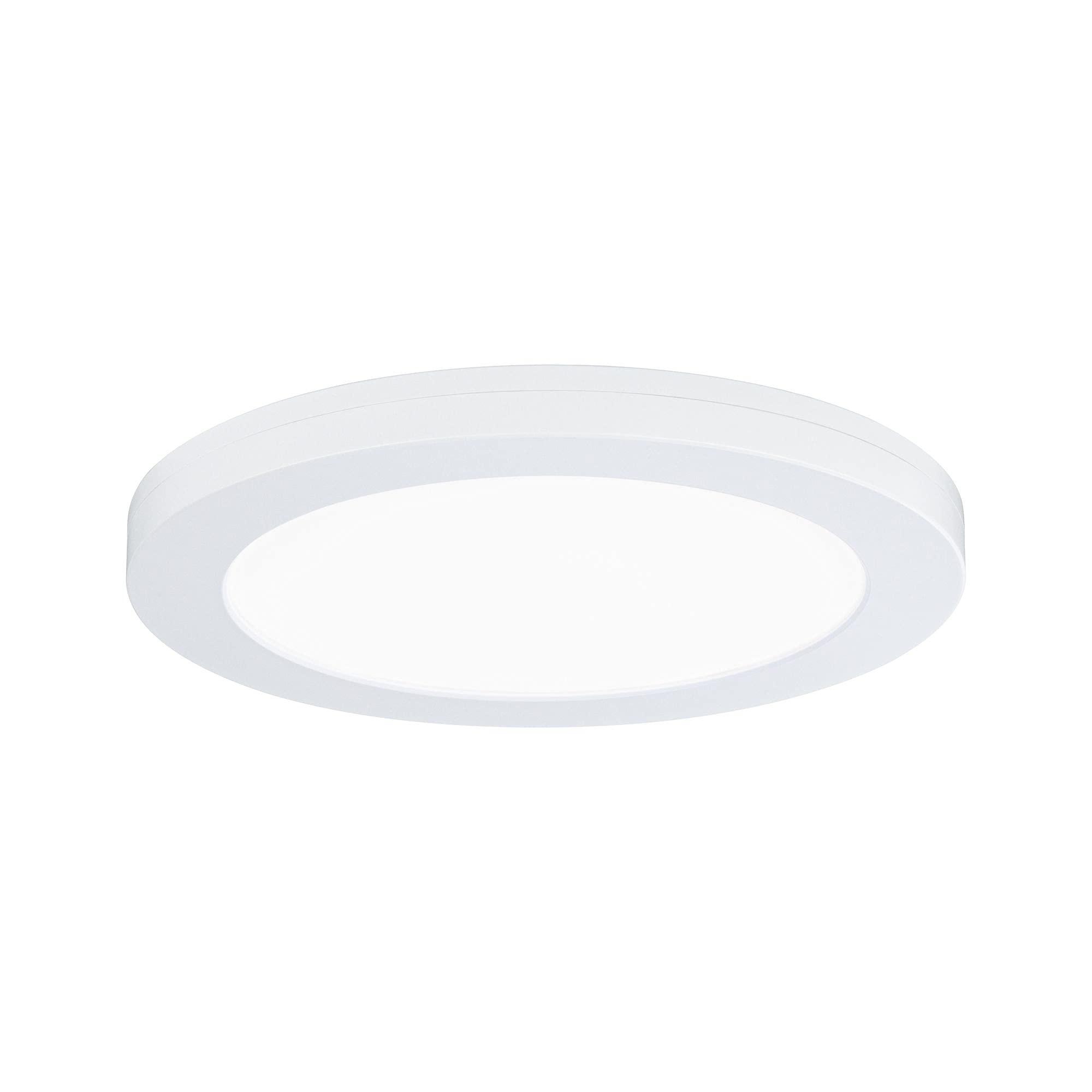 Paulmann 95391 LED Panel recessed panel 2in1 Cover-it with motion sensor 225mm round 1x16.5W Daylight White White matt rec. luminaire plastic 4000K