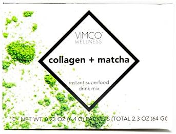 Vimco Wellness Collagen + Matcha Instant Superfood Drink Mix