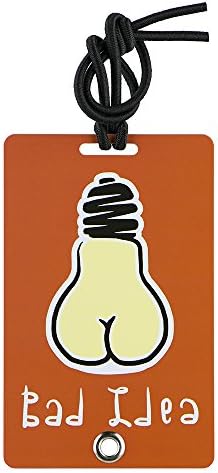 YaYtag Fun New Concept of Luggage Tag - 2 Pack - Bad Idea